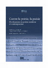 Research paper thumbnail of L’éloge de l’adversité : la poésie, un art de combat