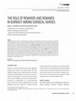 Research paper thumbnail of The role of rewards and demands in burnout among surgical nurses