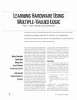 Research paper thumbnail of Learning hardware using multiple-valued logic - Part 2: Cube calculus and architecture