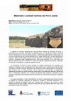 Research paper thumbnail of Materiali e contesti nell’età del Ferro sarda