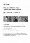 Research paper thumbnail of Urban Musicology: Approaching Musical Spaces