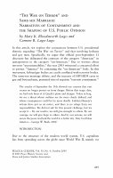 Research paper thumbnail of " The War onTerror" and Same-Sex Marriage: Narratives of Containment and the Shaping of U. S. Public Opinion