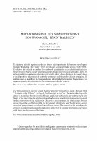 Research paper thumbnail of "Mediaciones del yo y monstruosidad: Sor Juana o el “Fénix” barroco”. 