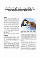 Research paper thumbnail of MagiMusic: Using Embedded Compass (Magnetic) Sensor for Touch-less Gesture Based Interaction with Digital Music Instruments in Mobile Devices