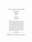 Research paper thumbnail of The ethics of complexity and the complexity of ethics