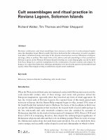 Research paper thumbnail of Cult Assemblages and Ritual Practice In Roviana Lagoon, Solomon Islands