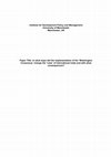 Research paper thumbnail of How the Washington Consensus changed the 'rules' of International trade