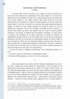 Research paper thumbnail of Égalité politique, Égalité mathématique