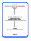 Research paper thumbnail of Quality Assurance Plan(QAP) for bridge construction prepared by A.K. Jha