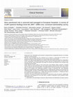 Research paper thumbnail of How nutritional risk is assessed and managed in European hospitals: a survey of 21,007 patients findings from the 2007–2008 cross-sectional nutritionDay survey