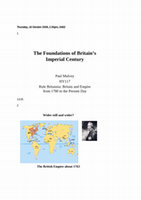 Research paper thumbnail of The Foundations of Britain's Imperial Century (1776-1815) (lecture)