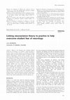 Research paper thumbnail of Linking neuroscience theory to practice to help overcome student fear of neurology