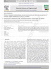 Research paper thumbnail of Effect of tantalum substitutions on microstructures and dielectric properties of calcium copper titanate (CaCu 3 Ti 4 O 12 ) ceramic