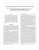 Research paper thumbnail of Aligning semantic graphs for textual inference and machine reading