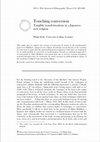 Research paper thumbnail of Touching conversion: Tangible transformations in a Japanese new religion. The 2009 RAI Curl Essay Prize