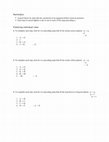 Research paper thumbnail of Worksheet 1: Basics of proofing