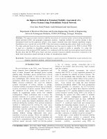 Research paper thumbnail of An improved method in transient stability assessment of a power system using probabilistic neural network