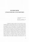 Research paper thumbnail of Nietzsche et l'Etat - 2de partie