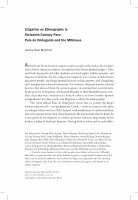 Research paper thumbnail of “Litigation as Ethnography in Sixteenth-Century Peru,” Hispanic American Historical Review 88, no. 1 (2008): 5-40 (Hon. Mention, James Alexander Robertson Prize, Conference on Latin American History)