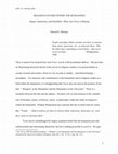 Research paper thumbnail of Sensibility, the humanities, and religious studies