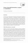 Research paper thumbnail of Forms of Genocidal Destruction: A Response to Commentators