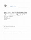 Research paper thumbnail of Brief of 13,922 Current Law Students at Accredited American Law Schools as Amici Curiae in Support of Respondants, Grutter v. Bollinger, No. 02-241 (US Feb. …