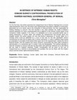 Research paper thumbnail of IN DEFENCE OF INTRINSIC HUMAN RIGHTS: EDMUND BURKE'S CONTROVERSIAL PROSECUTION OF WARREN HASTINGS, GOVERNOR-GENERAL OF …