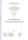 Research paper thumbnail of Métamatériaux Electromagnétiques-Des Cristaux Photoniques aux Composites à Indice Négatif