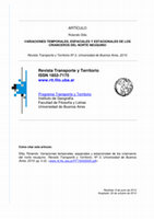 Research paper thumbnail of VARIACIONES TEMPORALES, ESPACIALES Y ESTACIONALES DE LOS CRIANCEROS DEL NORTE NEUQUINO