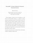 Research paper thumbnail of Dixon-EDF: A Premier Method for Parametric Polynomial Systems