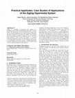 Research paper thumbnail of Practical applitudes: case studies of applications of the ZigZag hypermedia system