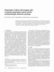 Research paper thumbnail of Polarization Talbot self-imaging with computer-generated, space-variant subwavelength dielectric gratings