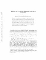 Research paper thumbnail of An Euler characteristic for modules of finite {G}-dimension