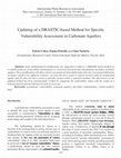 Research paper thumbnail of Updating of a DRASTIC-based Method for Specific Vulnerability Assessment in Carbonate Aquifers.