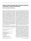 Research paper thumbnail of Influence of topsoil of pyroclastic origin on microbial contamination of groundwater in fractured carbonate aquifers.