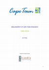 Research paper thumbnail of BIBLIOGRAPHY OF CAPE TOWN RESEARCH