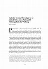 Research paper thumbnail of Catholic Pastoral Sociology in the USA after the Council