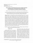 Research paper thumbnail of Study the Impact of Organizational Characteristics and Support Mechanism on the Performance of Agricultural Extension in Eastern Libya: Toward Organization …