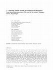 Research paper thumbnail of Inferring primate growth, development and life history from dental microstructure: the case of the extinct Malagasy lemur, Megaladapis