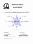 Research paper thumbnail of Laboratory soil testing report by Arvind Kumar Jha