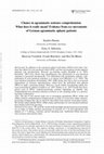 Research paper thumbnail of (2011) Chance in agrammatic sentence comprehension: what does it really mean? Evidence from eye movements of German agrammatic aphasic patients