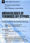 Research paper thumbnail of Glass Finds from Yeronisos: Connections with the Phoenician/Palestinian Coast