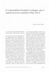 Research paper thumbnail of Le responsabilità del giudice in Spagna: una ricognizione storico-giuridica (1834-1870)