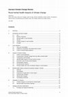 Research paper thumbnail of Rural mental health impacts of climate change