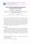 Research paper thumbnail of Affective Factors Associated with Computational Estimation of Seventh Graders