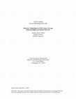 Research paper thumbnail of Behavior Coding Report of 2010 Census Coverage Followup English and Spanish Interviews