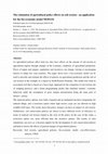 Research paper thumbnail of The estimation of agricultural policy effects on soil erosion—An application for the bio-economic model MODAM