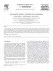 Research paper thumbnail of Assessing the intensity of pesticide use in agriculture