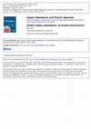 Research paper thumbnail of Health impact assessment: principles and practice (book review)