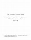 Research paper thumbnail of CilkTM 1.2 (Version 1) Reference Manual